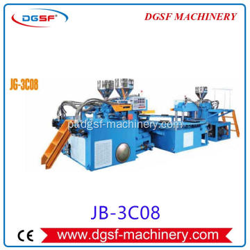 Laço rotativo automático completo da sapata do tipo 3 e da máquina de moldagem única JG-3C08